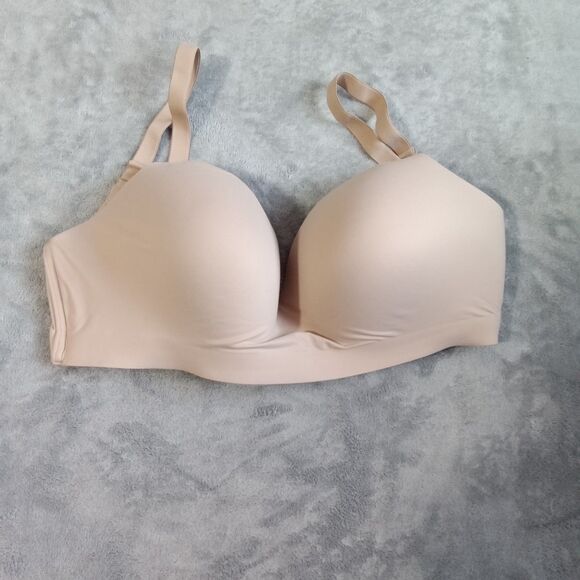 Soma 38DD Enbliss Wireless Bra Beige Nude Padded Seamless Comfort‎ Stretch - Picture 2 of 10